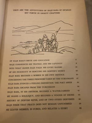 Vintage 1937 The Adventures Of Hajji Baba Of Ispahan James Morier HC Illus Book - Thumbnail 7