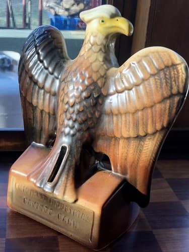 Emigrant Industrial Savings Bank Bald Eagle Coin Bank by Contemporary Ceramics - Thumbnail 3