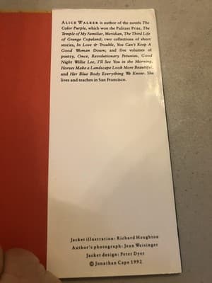 Possessing The Secret Of Joy Alice Walker Hardcover 1992 BCA Novel UK Fiction - Thumbnail 4