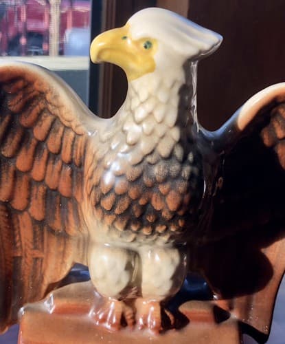 Emigrant Industrial Savings Bank Bald Eagle Coin Bank by Contemporary Ceramics - Thumbnail 2