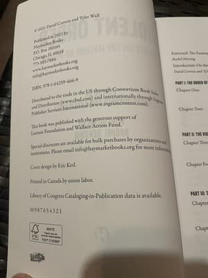Violent Order Essays on Nature of Police David Correia & Tyler Wall Paperback - Thumbnail 3