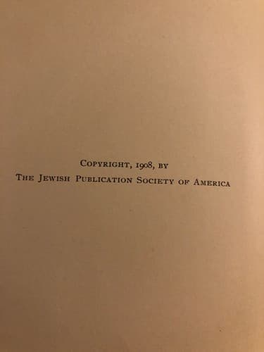 Studies in Judaism: Second Series Solomon Schechter (Author) 1908 - Thumbnail 3