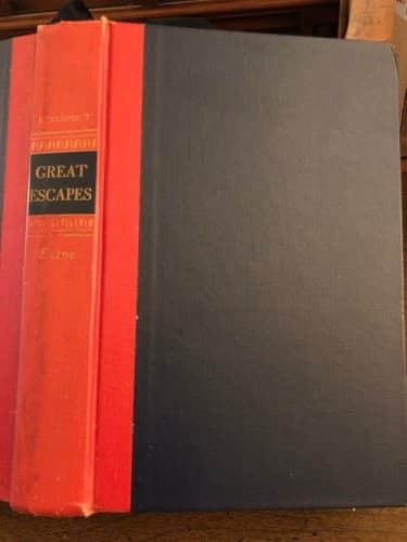 great escapes 1952 1st edition Basil Davenport pub Sloane - Image 1