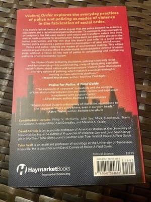 Violent Order Essays on Nature of Police David Correia & Tyler Wall Paperback - Thumbnail 2