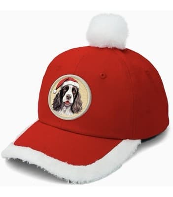 english springer spaniel Christmas Hat - Thumbnail 2