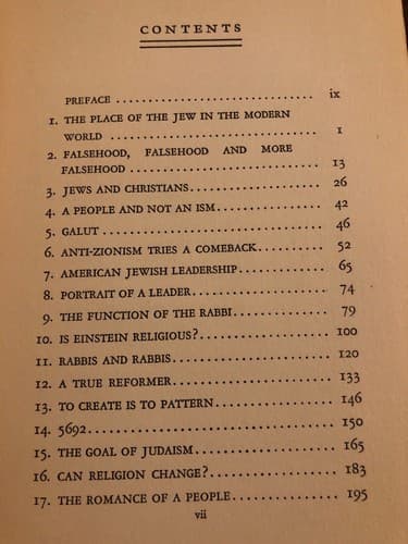 Crisis and decision, 1938 1st edition Solomon Goldman pub. harper bros. ex-libr. - Thumbnail 4