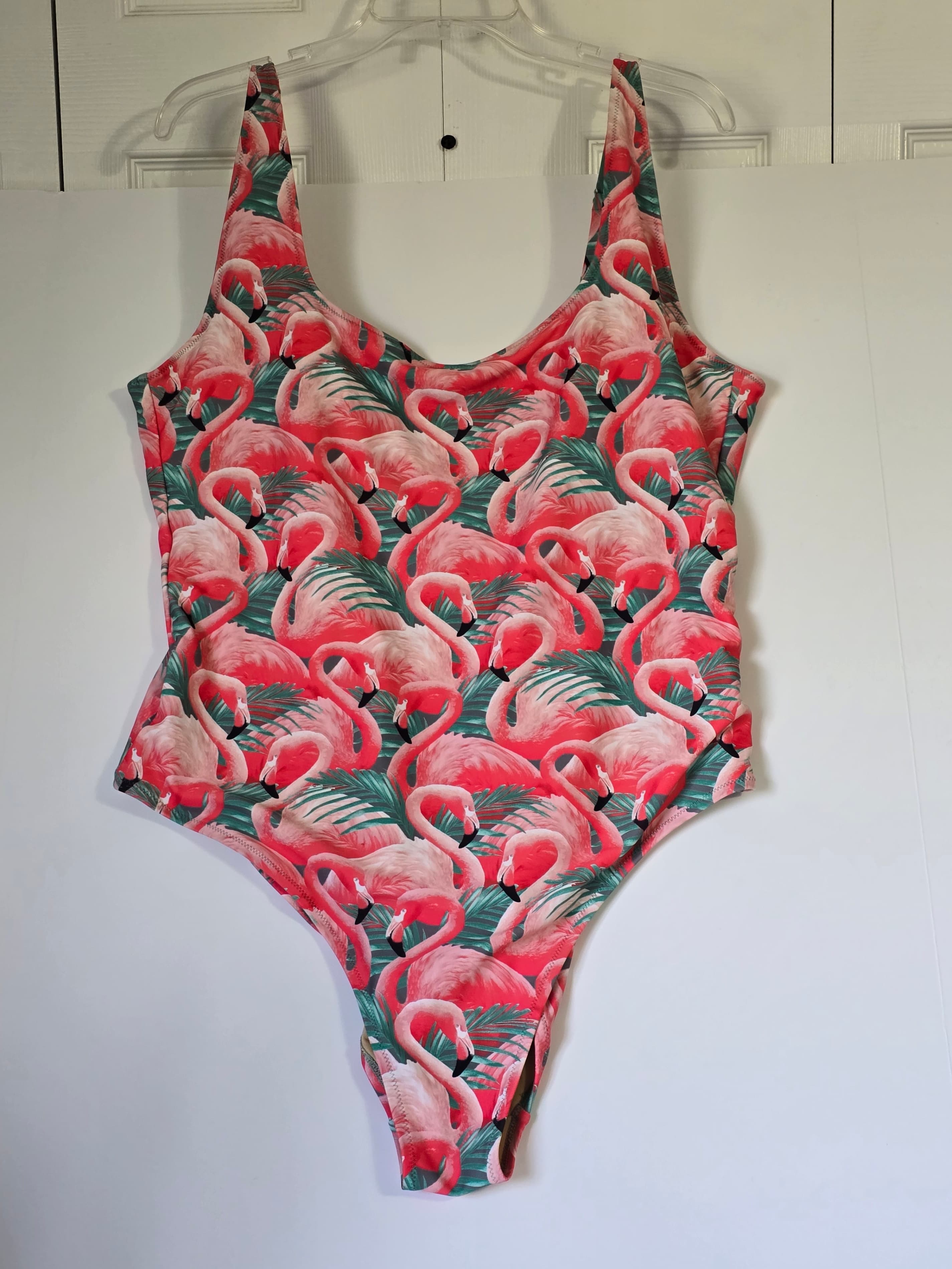 Old Navy Flamingo Print One-Piece Swimsuit Size XXL - Thumbnail 18