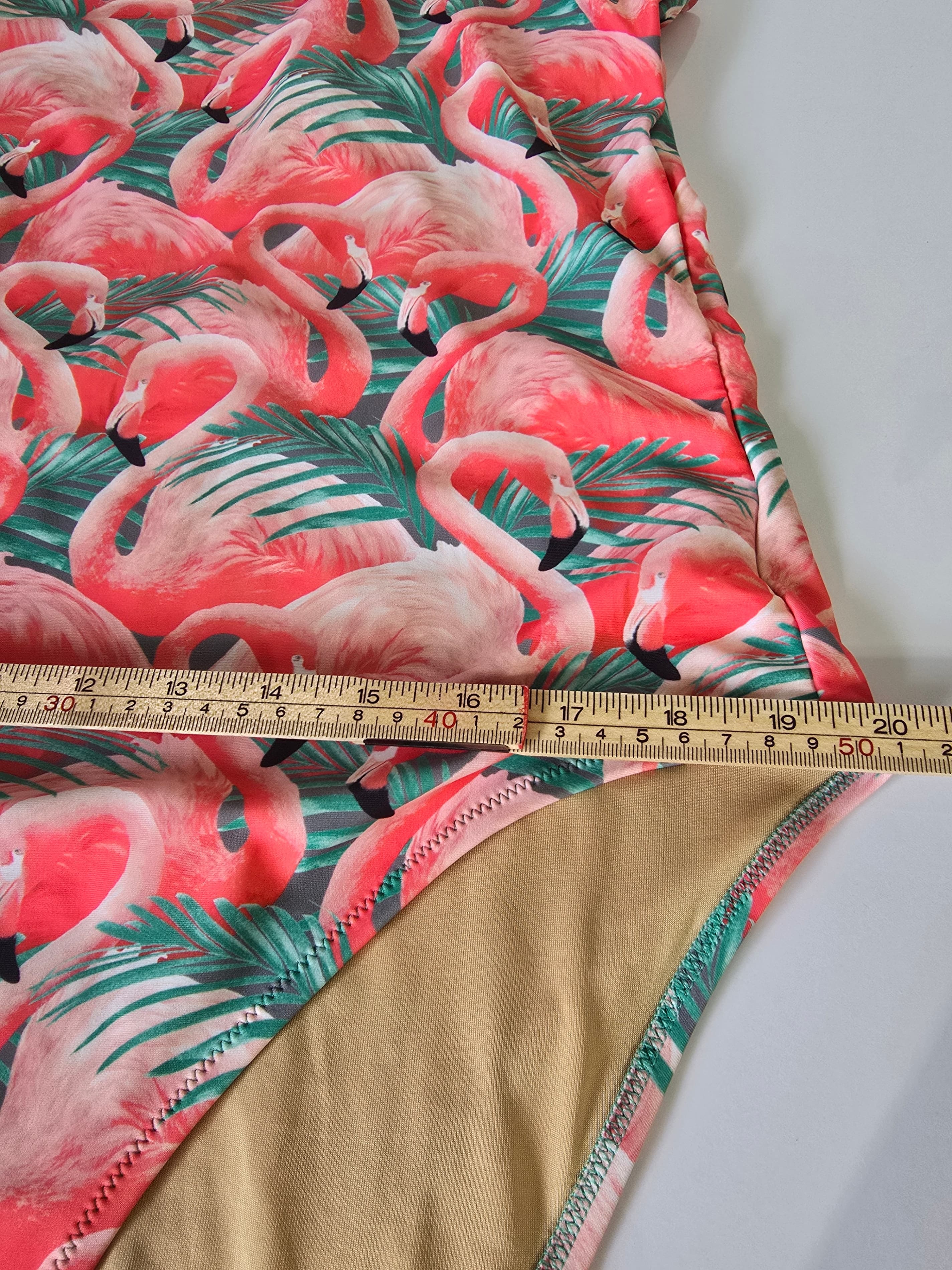 Old Navy Flamingo Print One-Piece Swimsuit Size XXL - Thumbnail 7