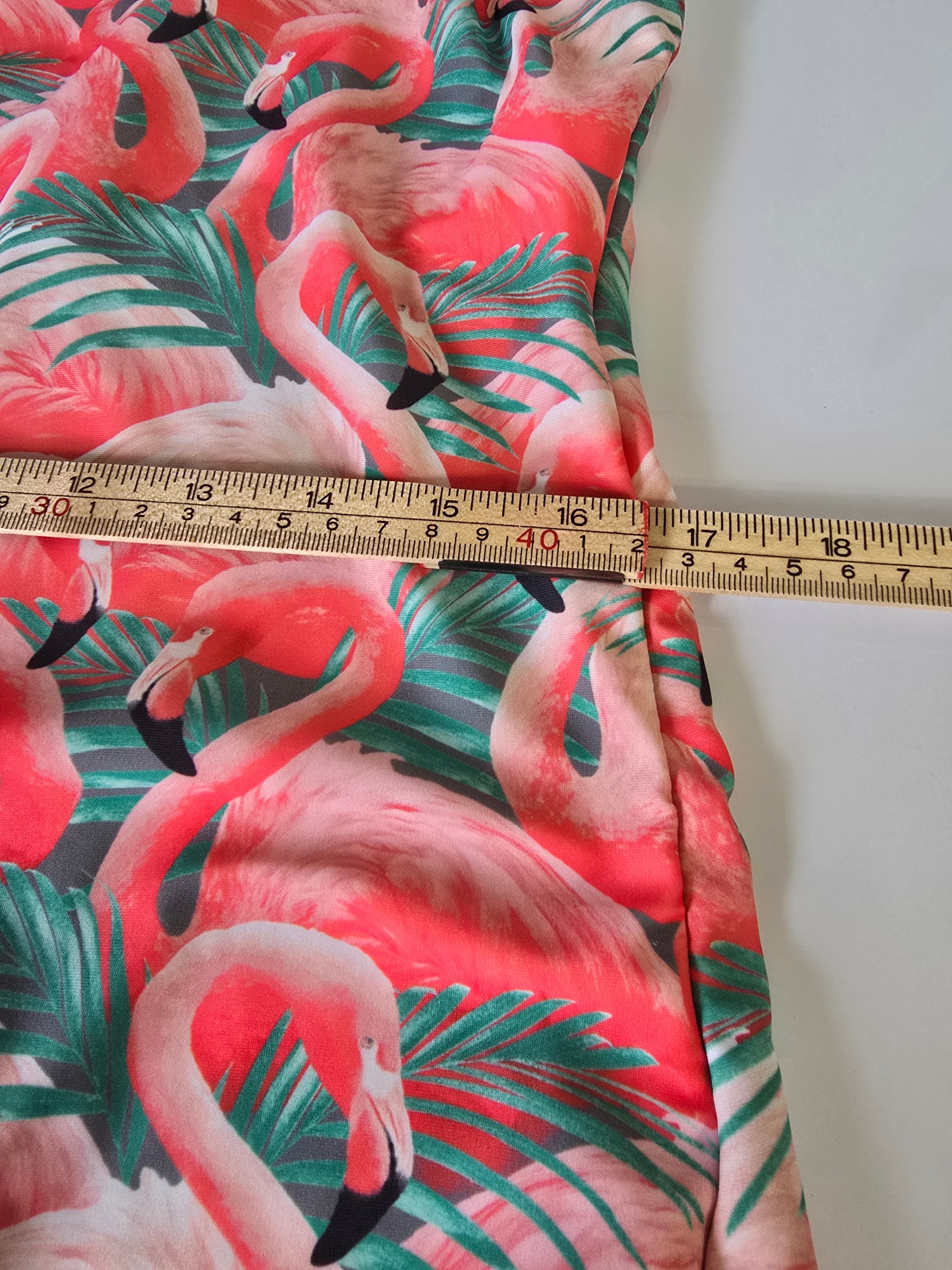Old Navy Flamingo Print One-Piece Swimsuit Size XXL - Thumbnail 6