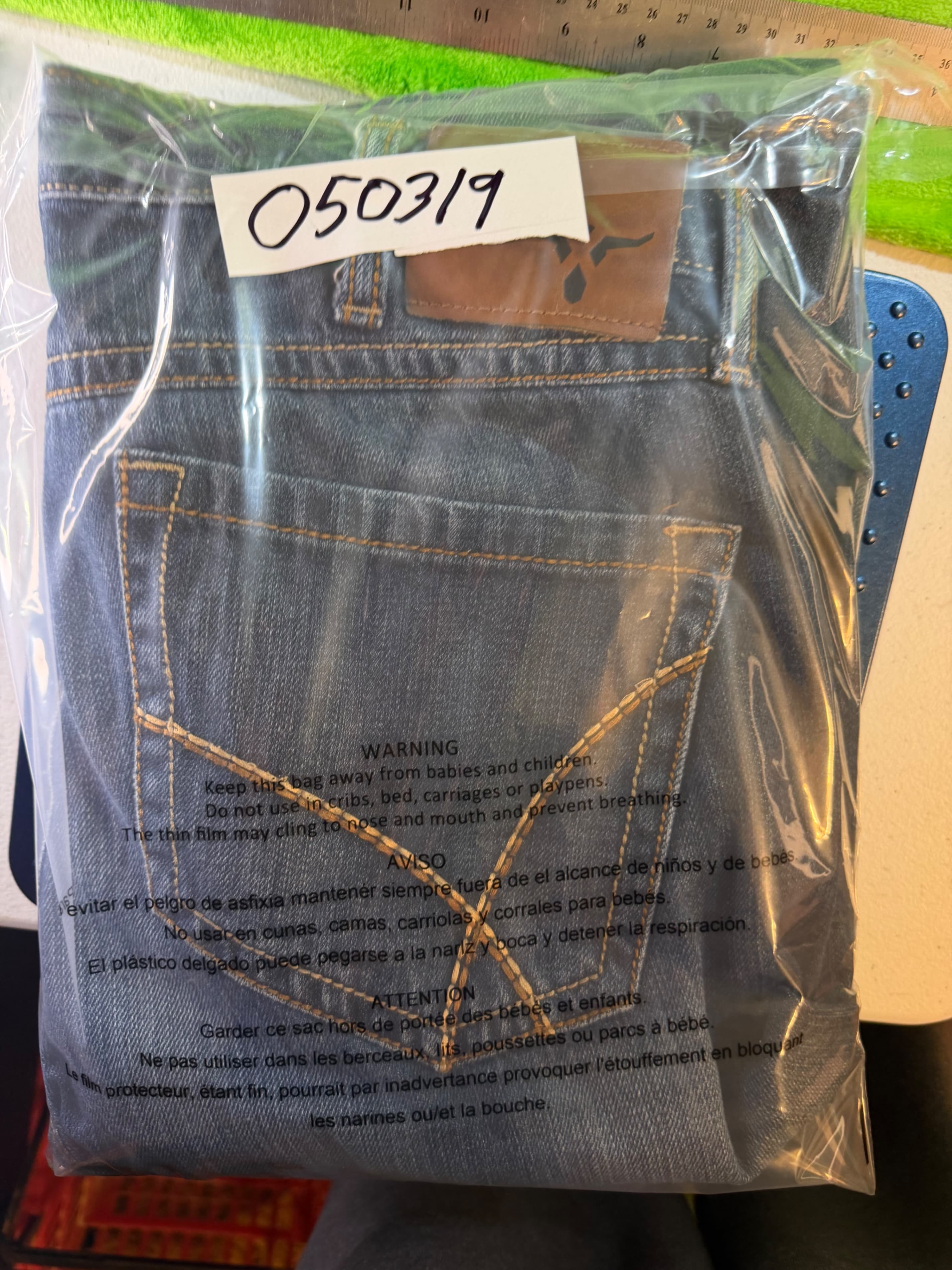 Wrangler 20X No. 42 Vintage Bootcut Jeans Mens 34x34 Western Cowboy Distressed - Thumbnail 14