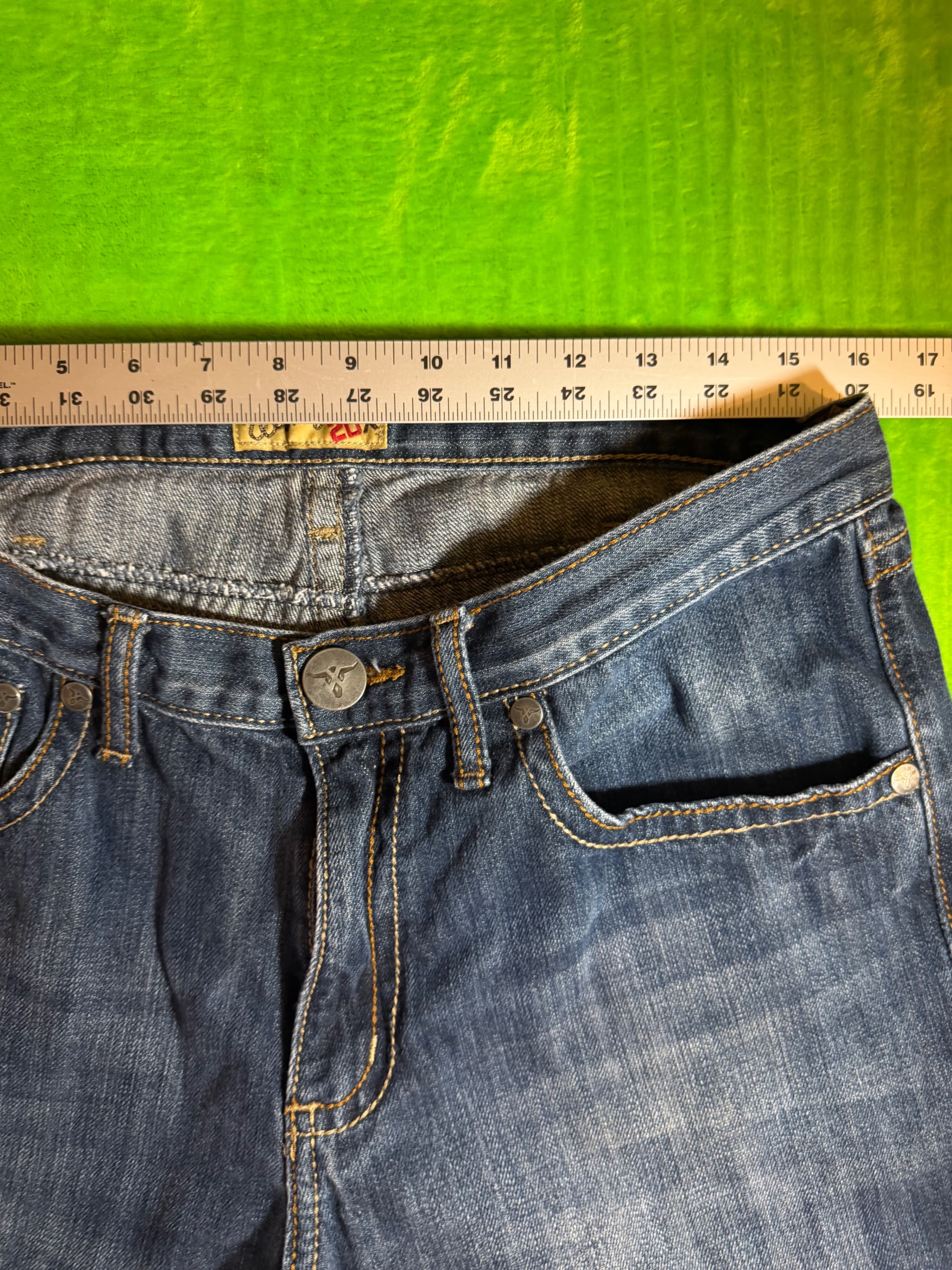 Wrangler 20X No. 42 Vintage Bootcut Jeans Mens 34x34 Western Cowboy Distressed - Thumbnail 10