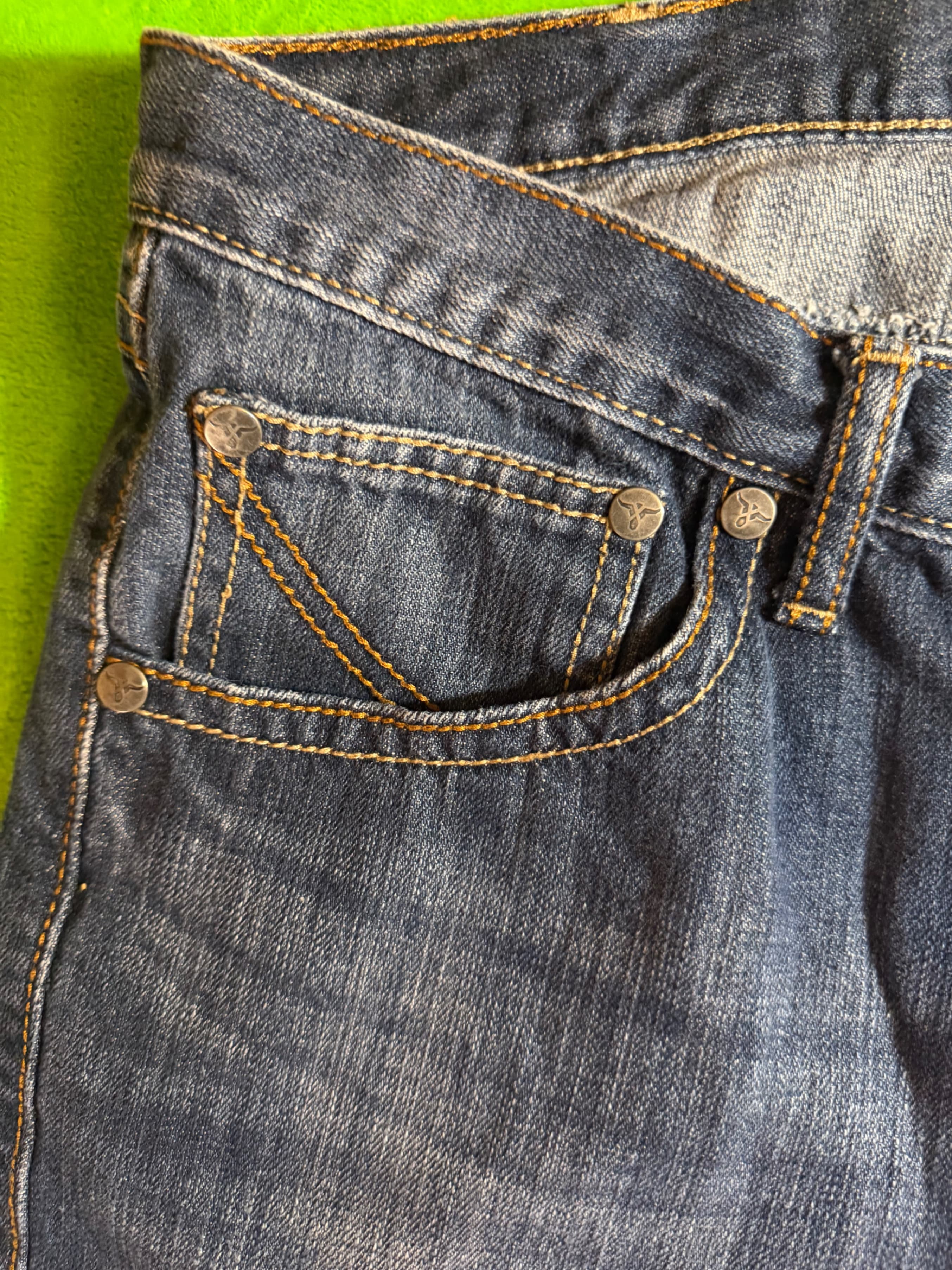 Wrangler 20X No. 42 Vintage Bootcut Jeans Mens 34x34 Western Cowboy Distressed - Thumbnail 5