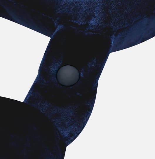 Navy Memory Foam Neck Pillow - Thumbnail 2