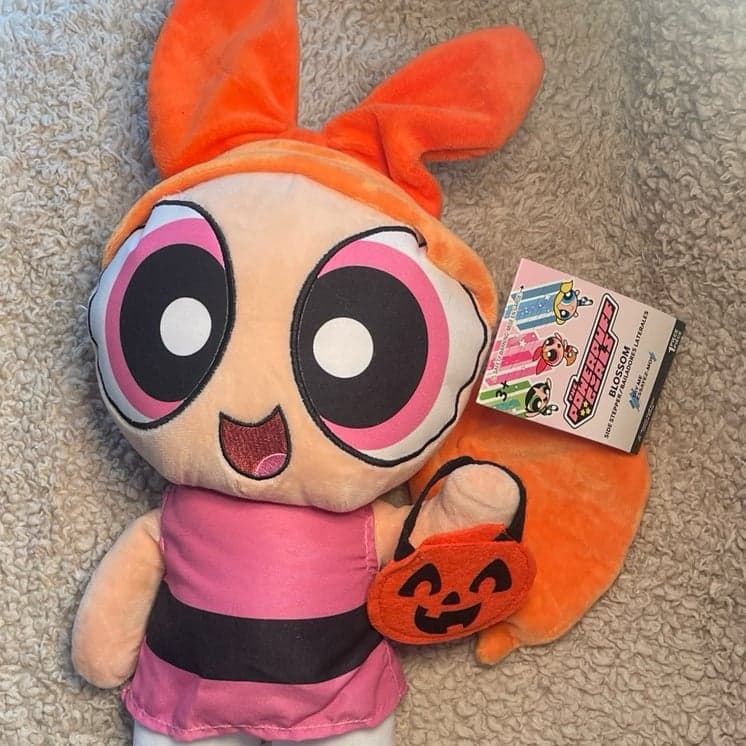 RARE HALLOWEEN Powerpuff Girls Blossom Dancing Halloween Plush Decor