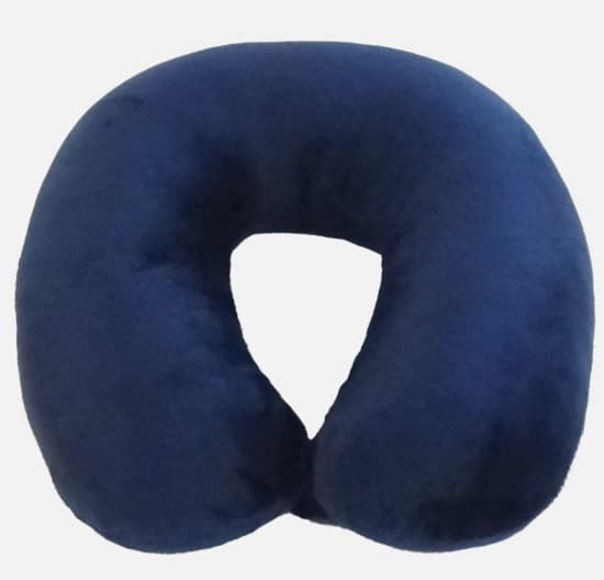 Navy Memory Foam Neck Pillow - Thumbnail 3