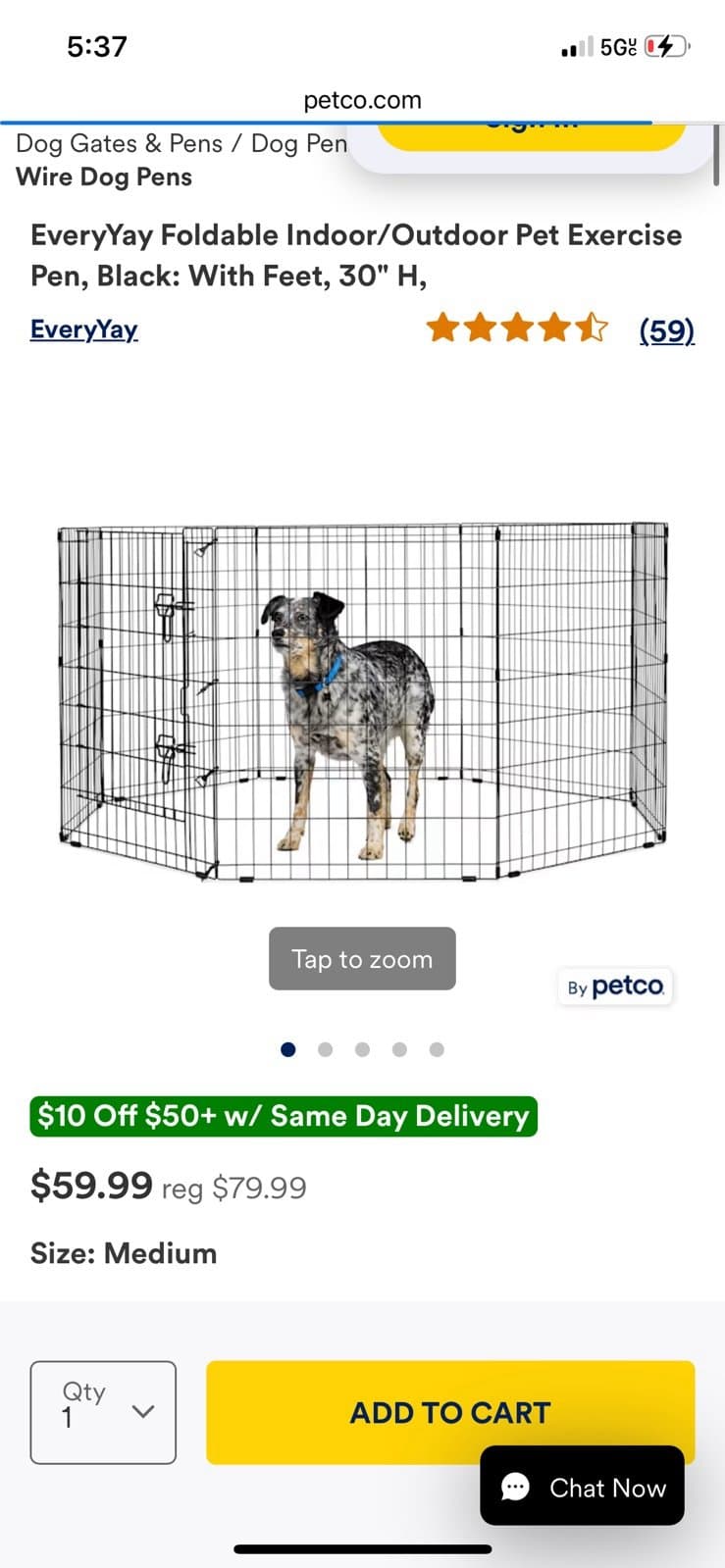 6 Sided Dog Crate and Cover - Thumbnail 2