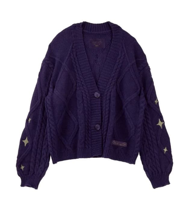 NEW IN PACKAGE Speak Now Cardigan - Taylor Swift Purple Knit Cardigan Sparkles - Thumbnail 2