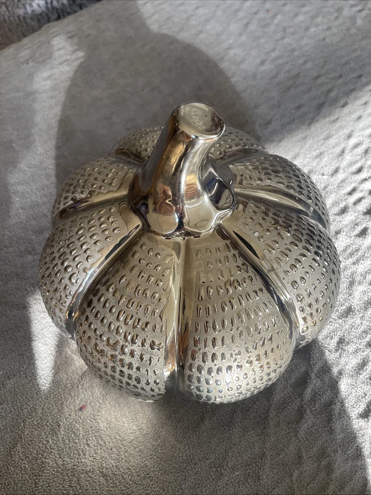 Pottery Barn Glass Mosaic Pumpkin