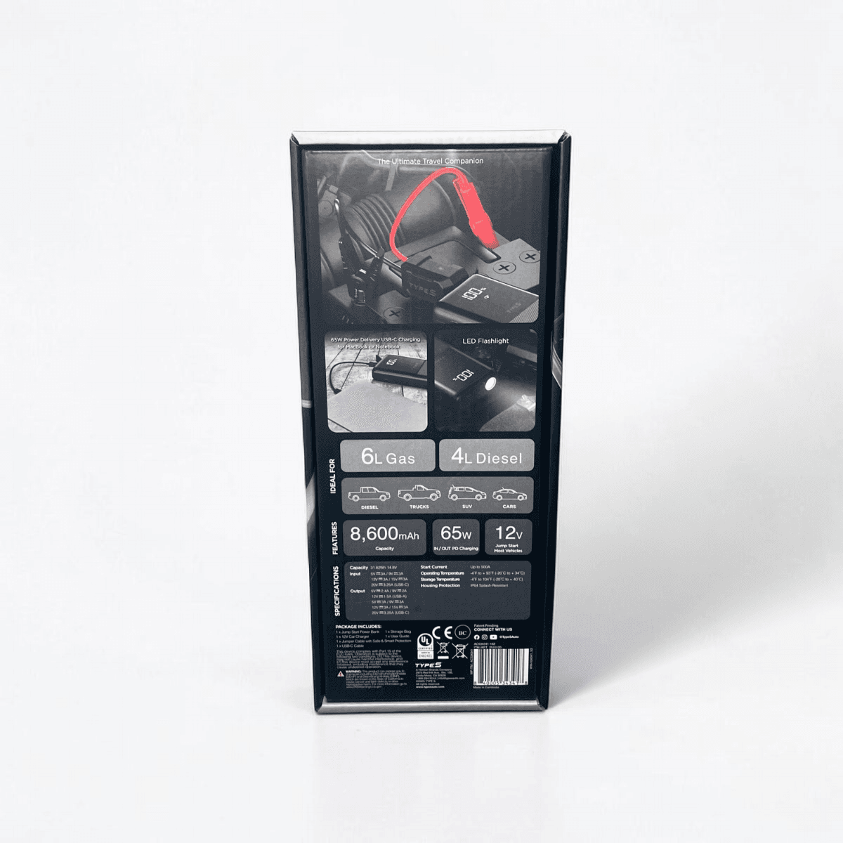 Touring Items Type S Jump Starter & Portable Power Bank - Thumbnail 2