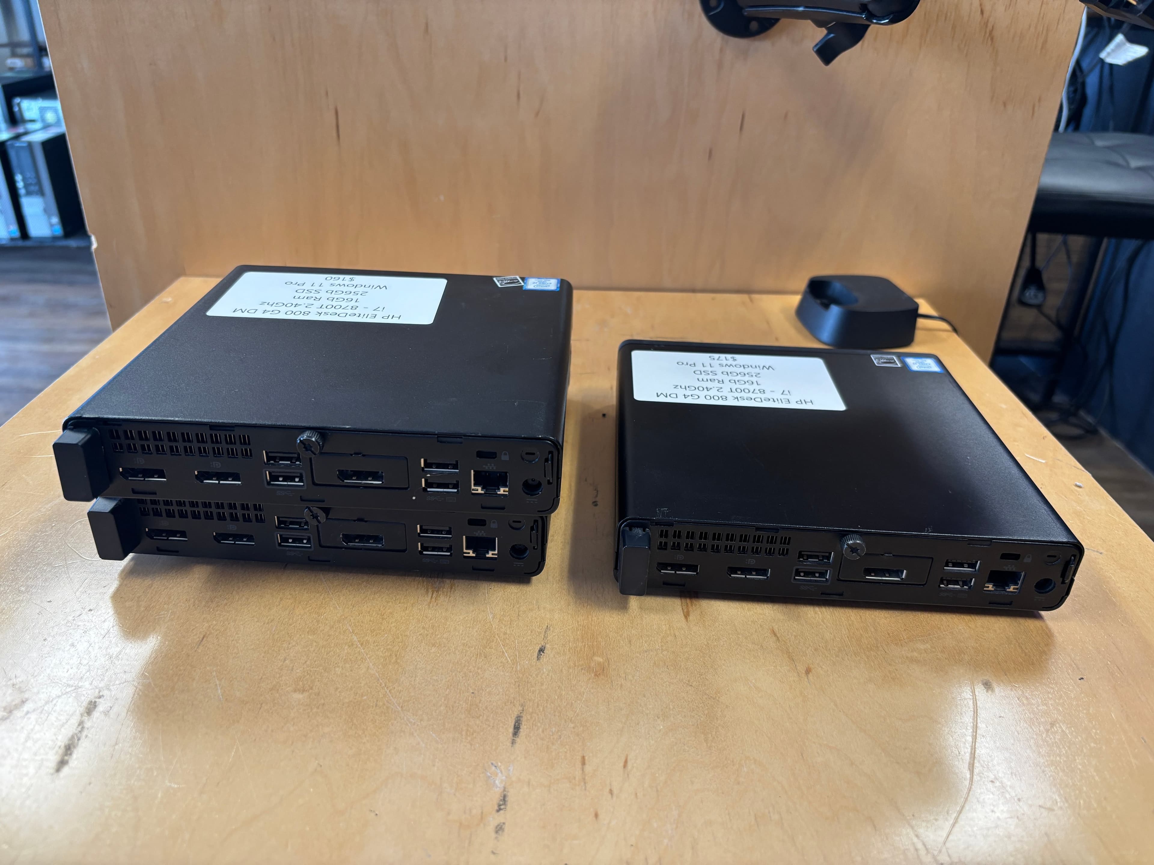 HP EliteDesk 800 G4 DM i7 16GB RAM 256GB SSD - Thumbnail 3