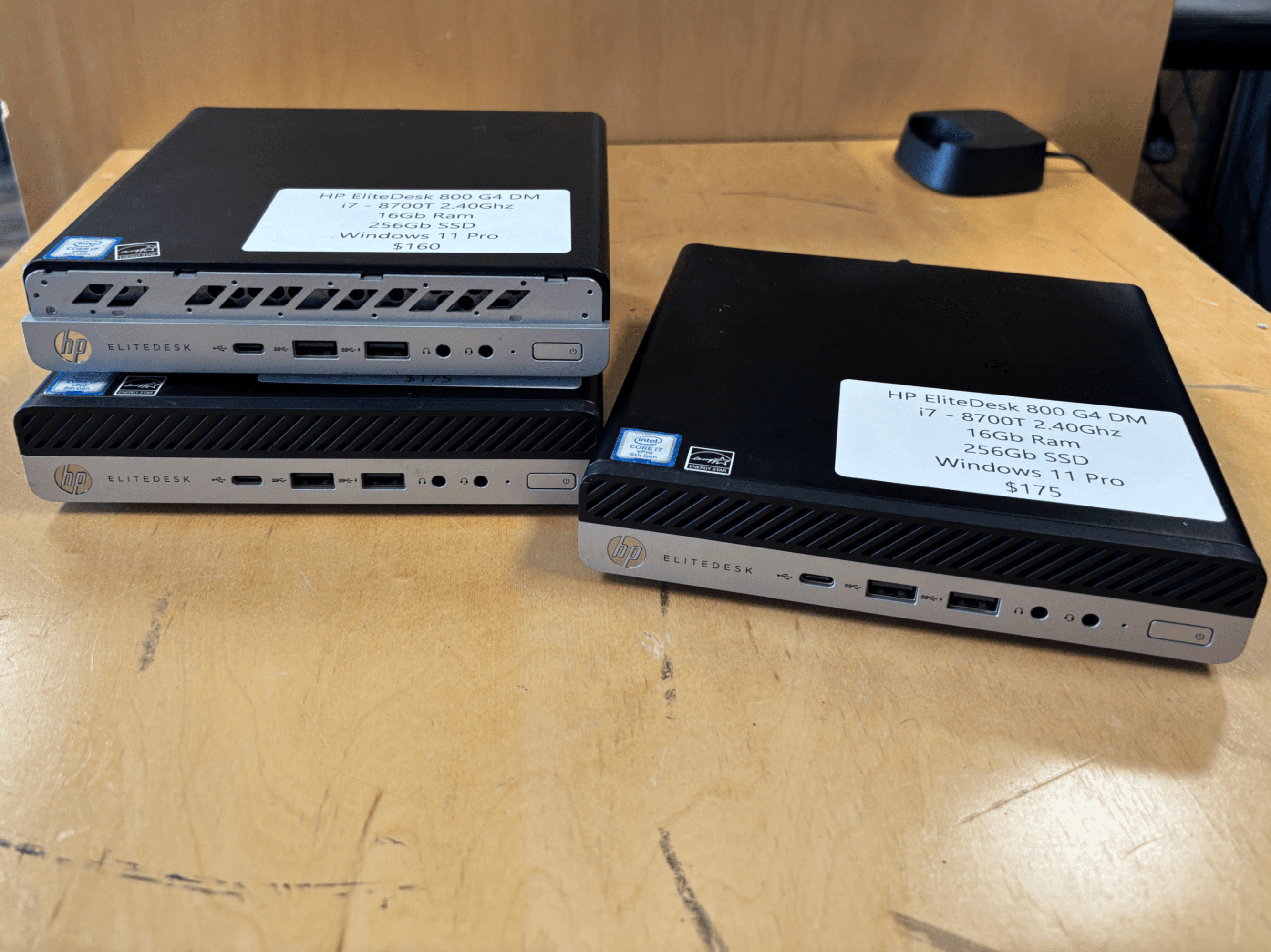 HP EliteDesk 800 G4 DM i7 16GB RAM 256GB SSD - Image 1