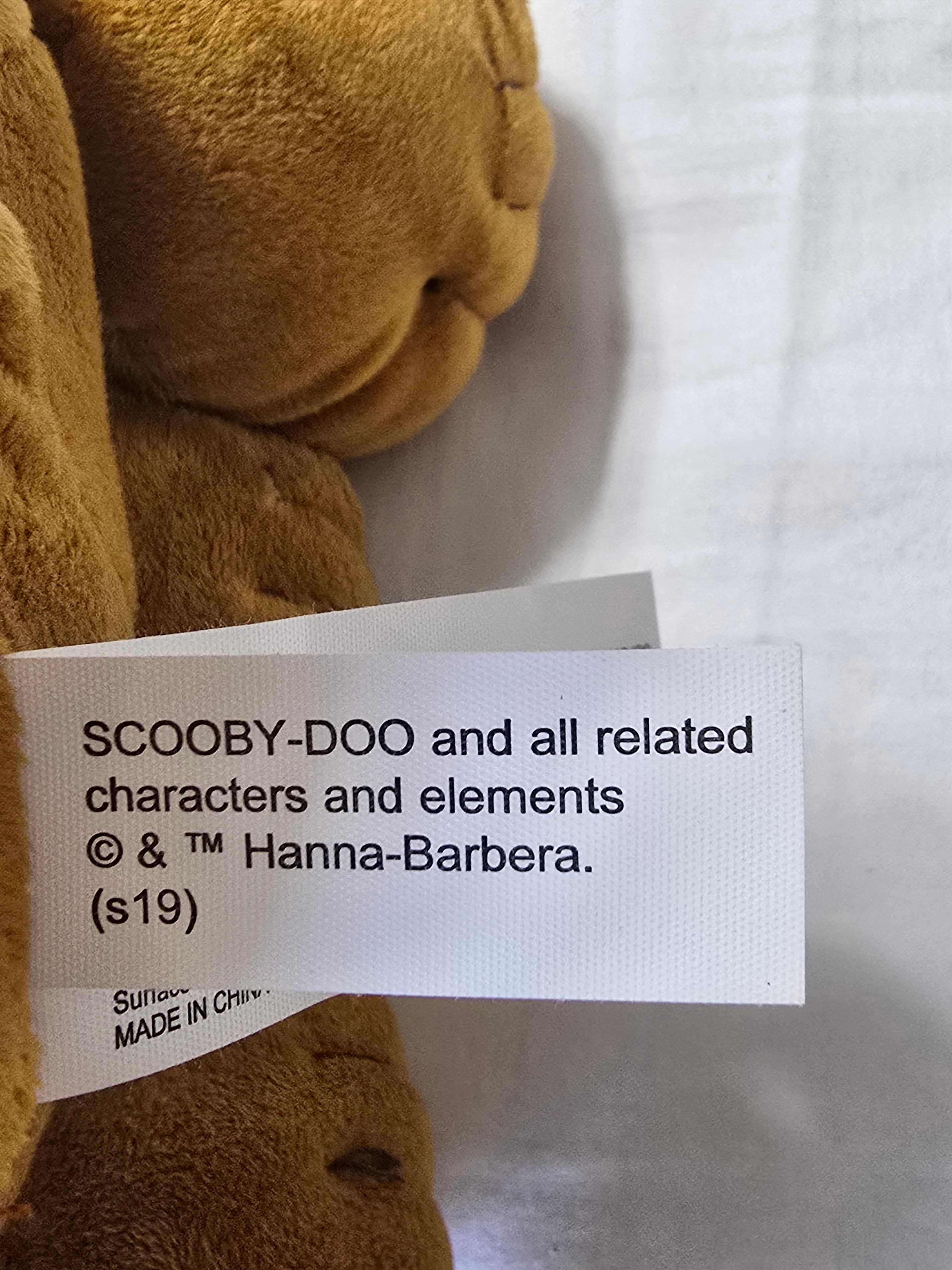 Scooby-Doo Plush Toy with Plaid Vest and Bow Tie - Thumbnail 4