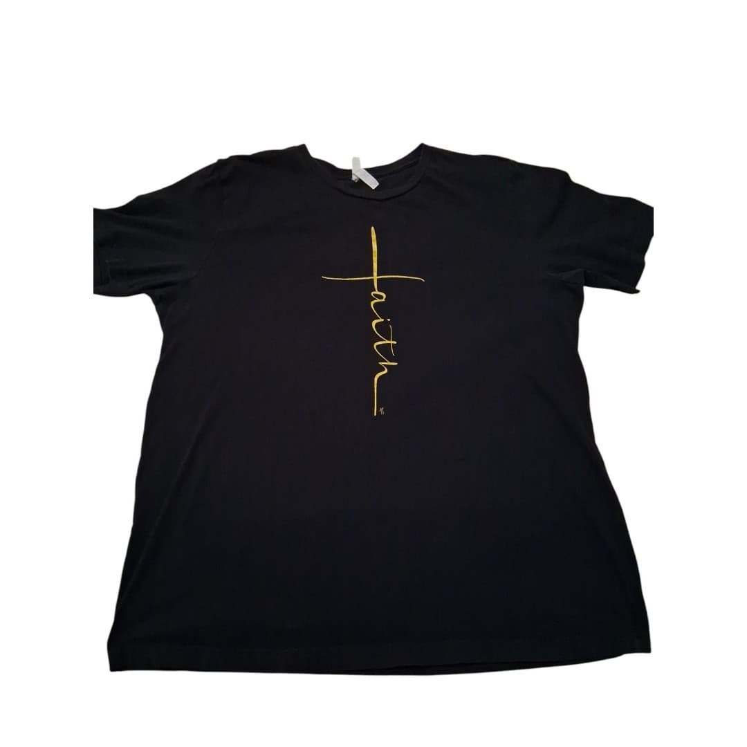 FAITH Christian Bella Canvas Tee Women's Size XL Bible Tee - Image 1