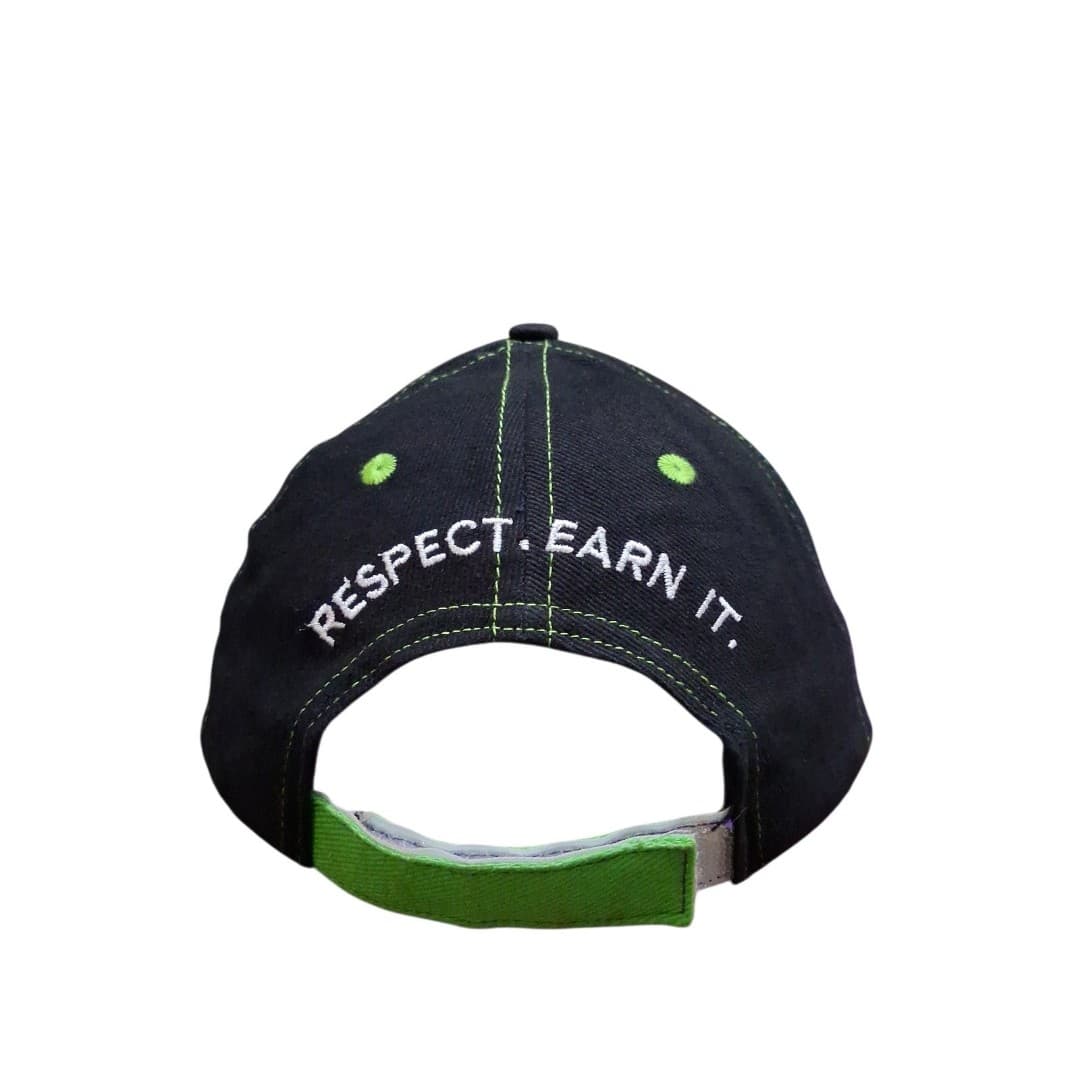WWE John Cena Never Give Up Cap Green Strapback Respect Earn It U Cant See Me - Thumbnail 4