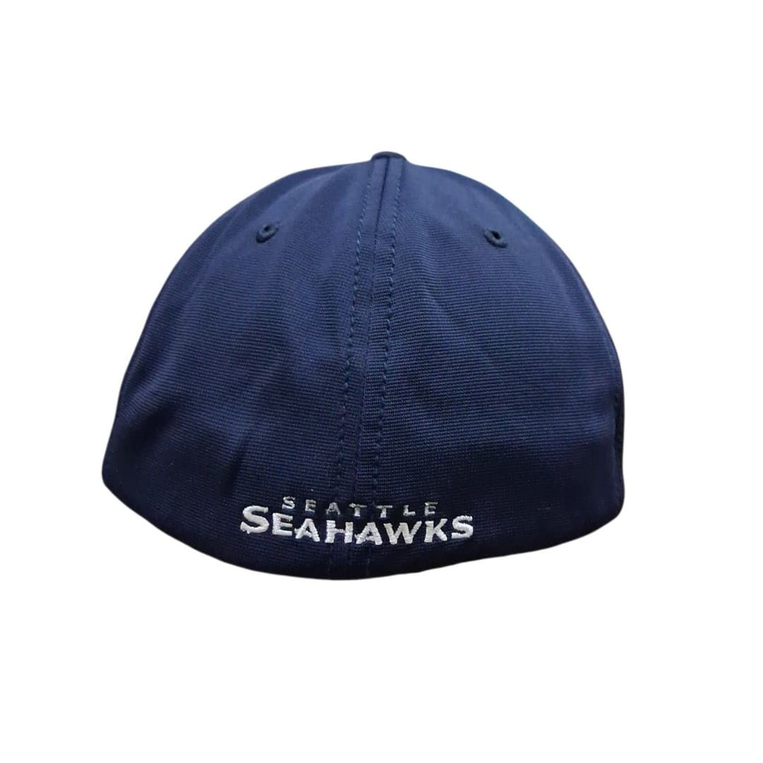 Seattle Seahawks 47 Brand Stretch Fit Hat Navy NFL Cap One Size - Thumbnail 3