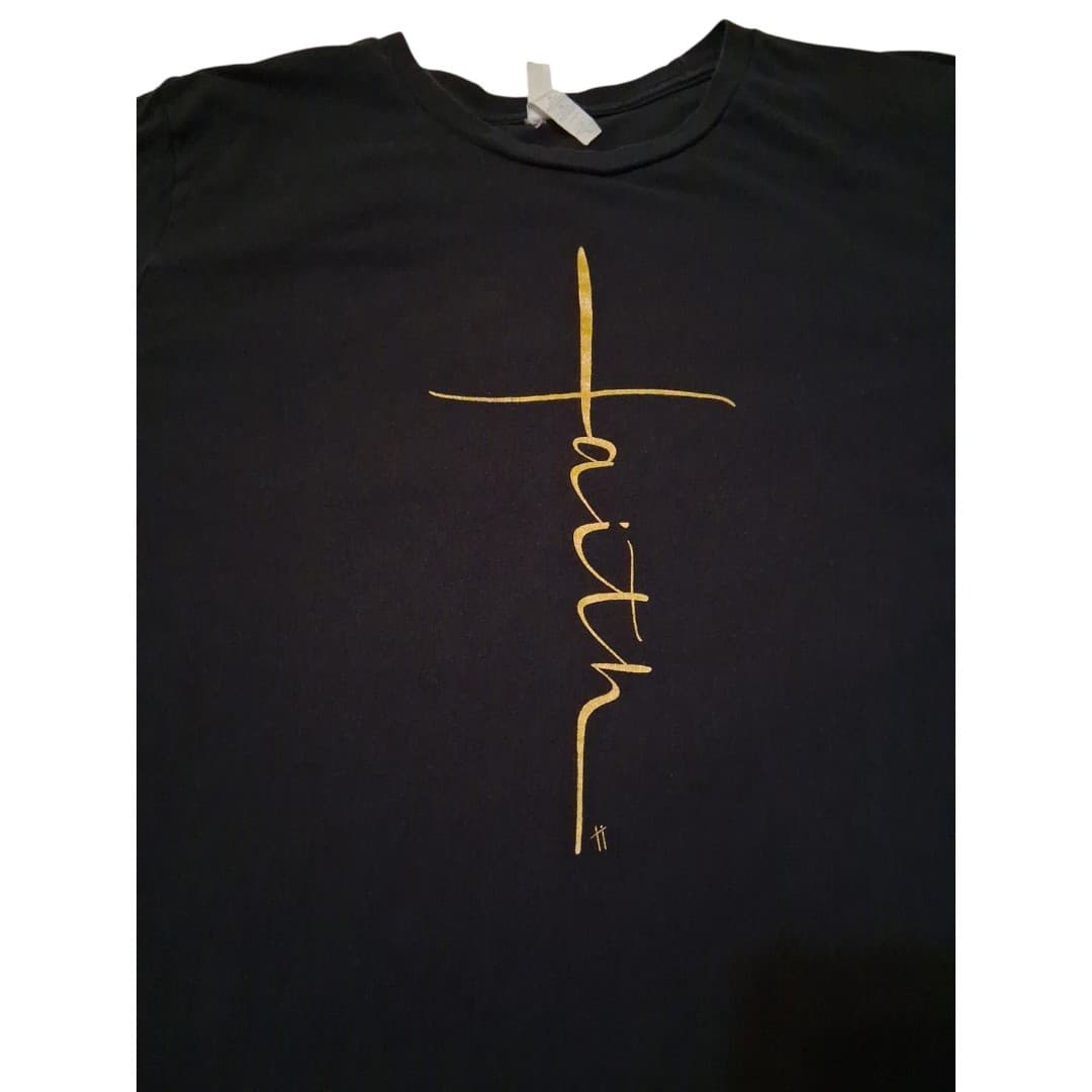 FAITH Christian Bella Canvas Tee Women's Size XL Bible Tee - Thumbnail 2