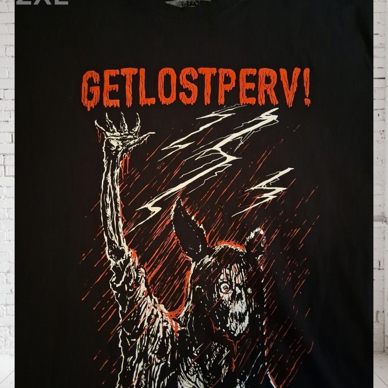 GETLOSTPerv! Goth Streetwear grunge T shirt Like New - Image 1