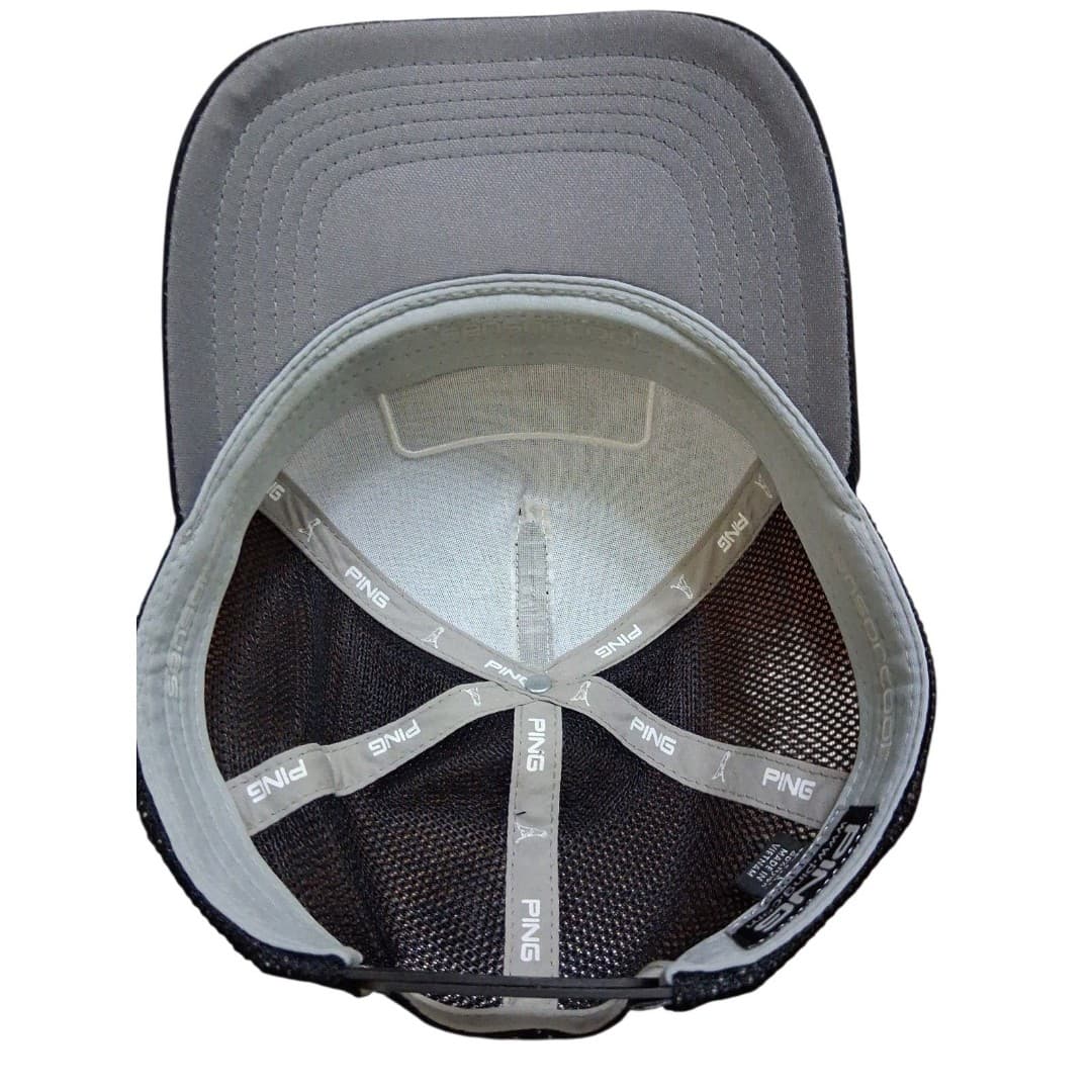 Ping Golf Hat Rollin Since 1959 Patch Black Mesh Back Snapback Cap - Thumbnail 3