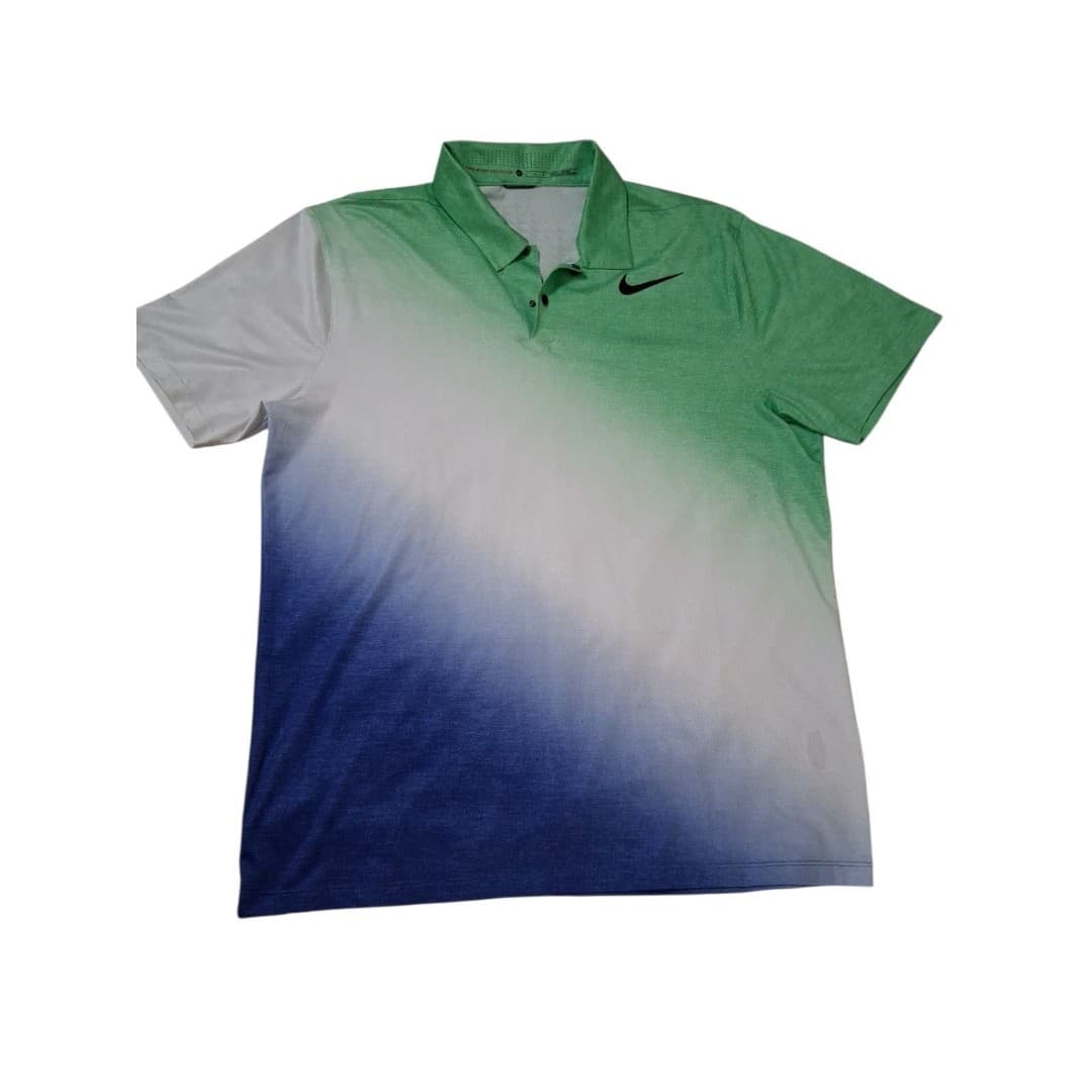 Nike Tiger Woods (TW) (Deadstock) Velocity Max Swing Color Shift Polo Size Large - Image 1