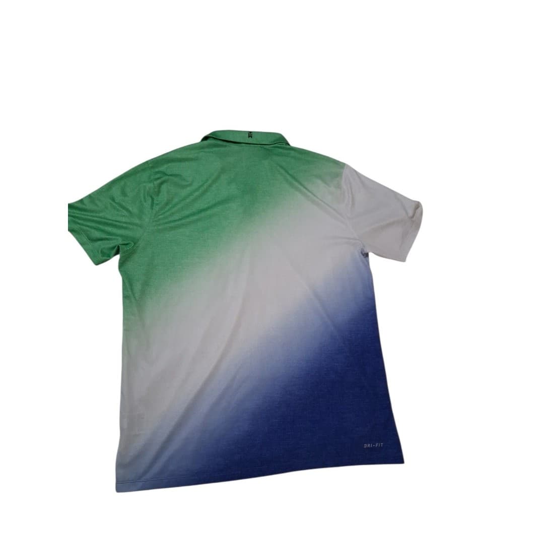 Nike Tiger Woods (TW) (Deadstock) Velocity Max Swing Color Shift Polo Size Large - Thumbnail 5