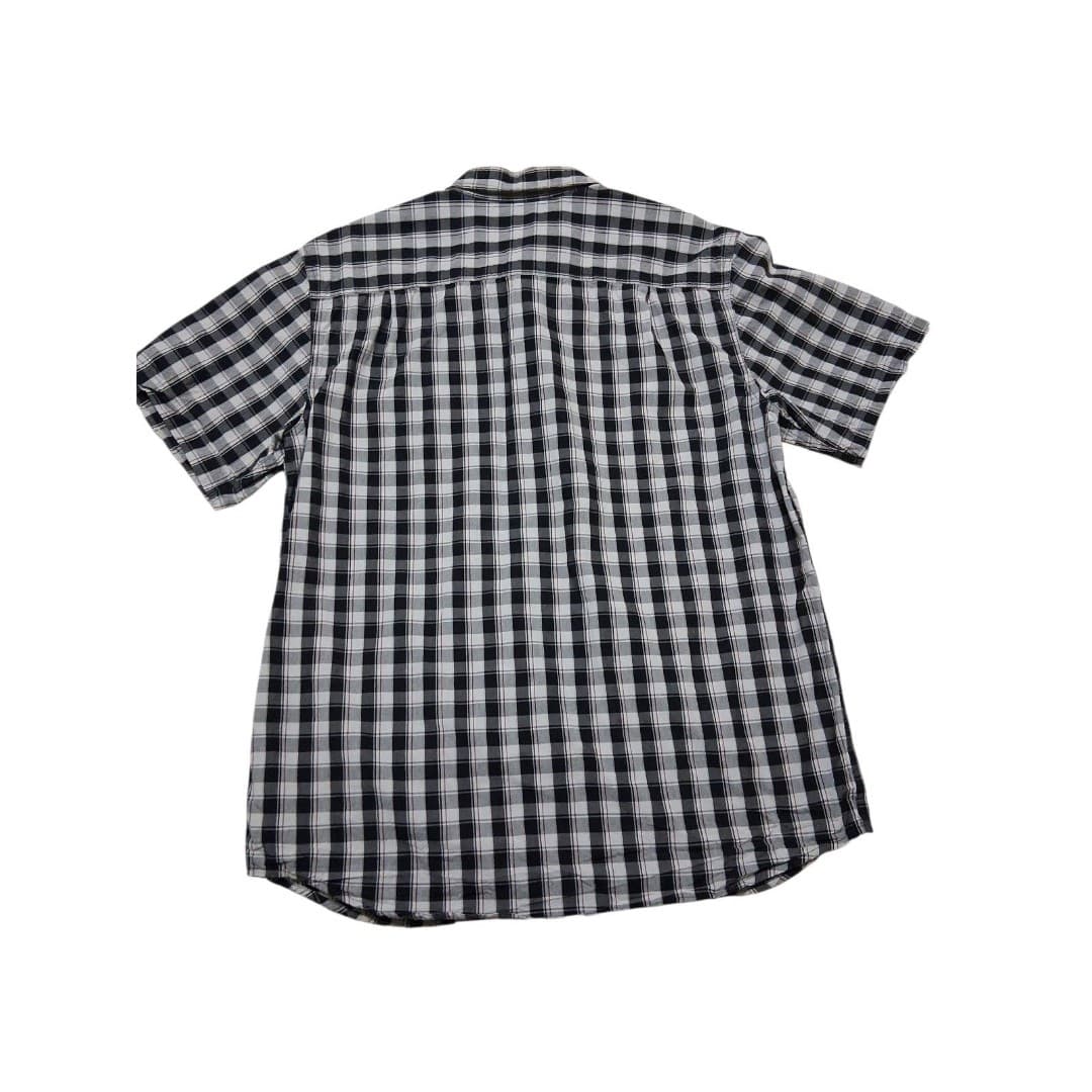 Carhartt Plaid Button Up Shirt Mens Large Relaxed Fit Workwear Short Sleeve - Thumbnail 4