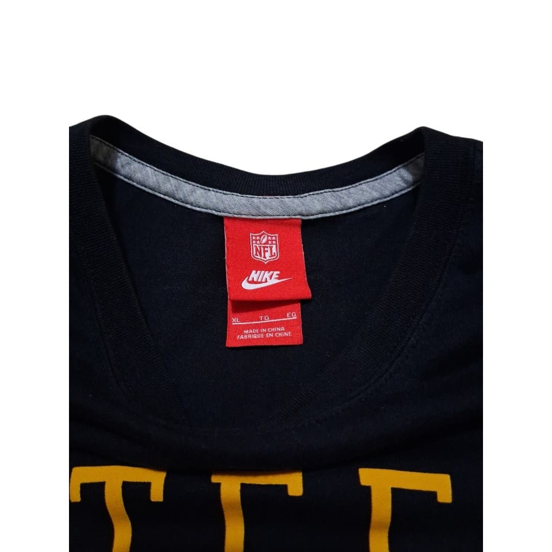 Nike NFL Pittsburgh Steelers Steel Curtain T Shirt Mens XL Black - Thumbnail 2