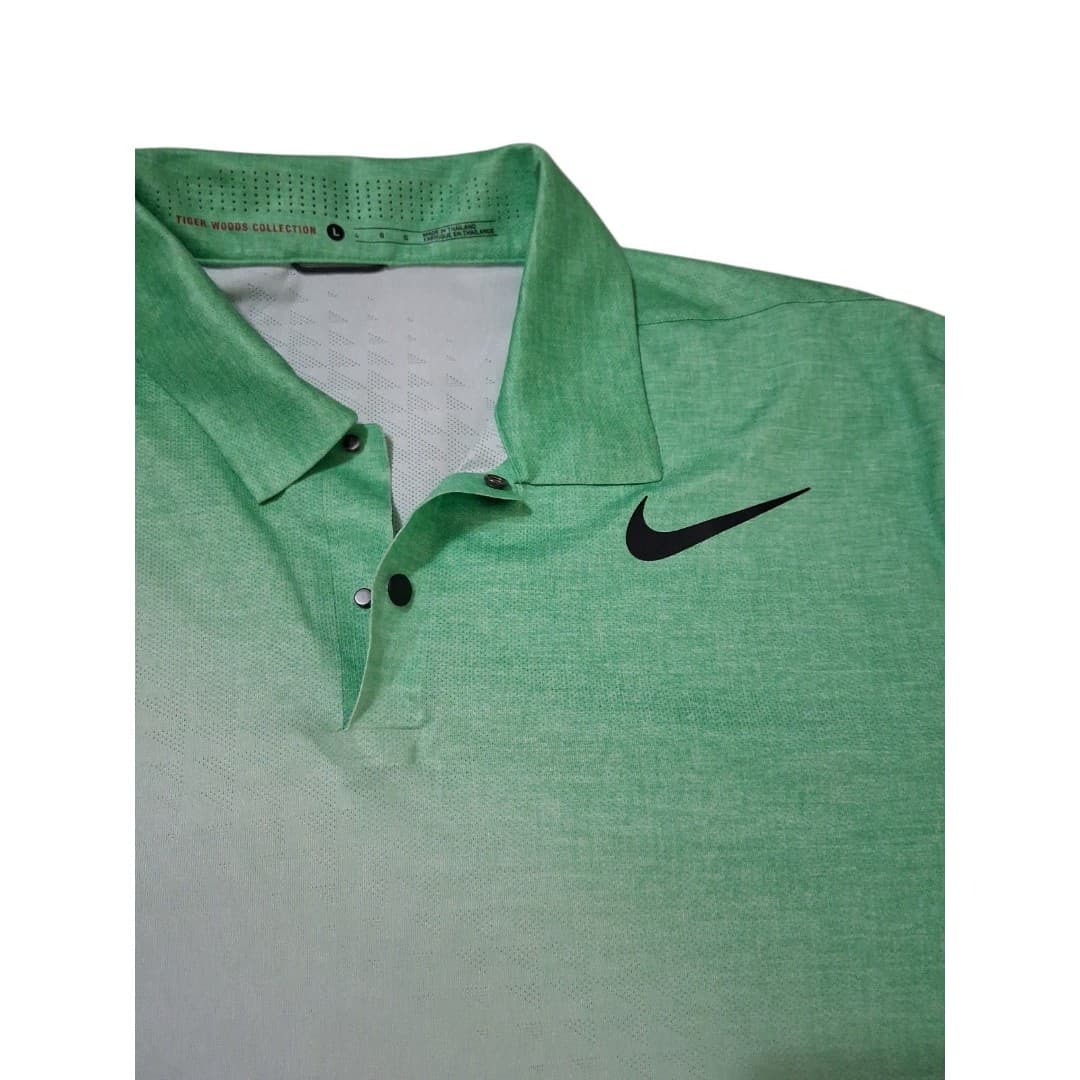 Nike Tiger Woods (TW) (Deadstock) Velocity Max Swing Color Shift Polo Size Large - Thumbnail 2