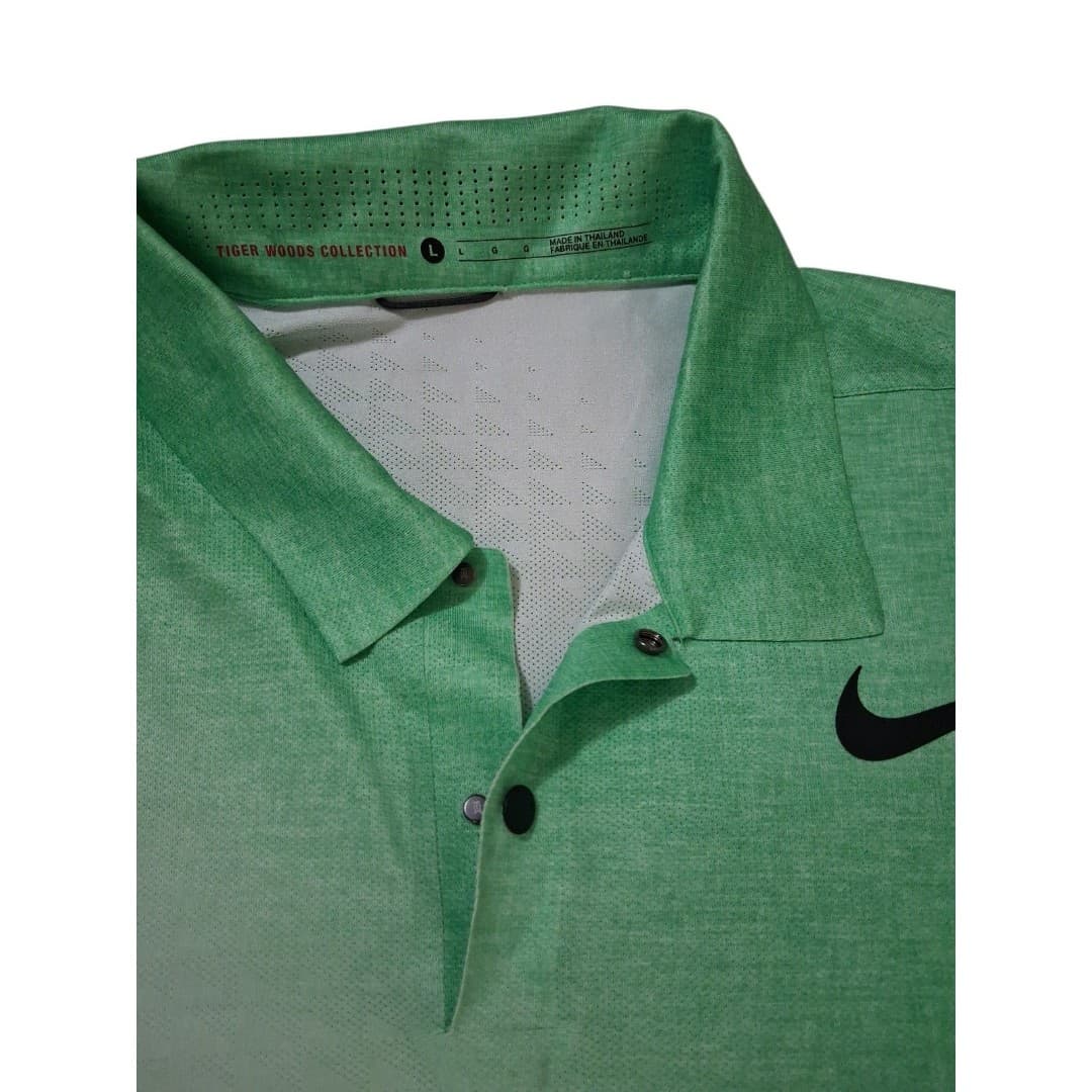 Nike Tiger Woods (TW) (Deadstock) Velocity Max Swing Color Shift Polo Size Large - Thumbnail 3