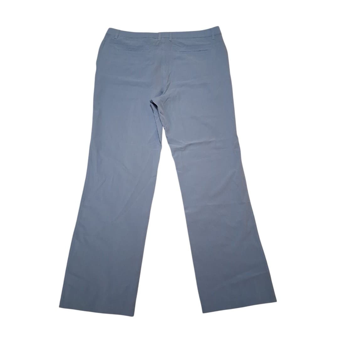 Short Par 4 Golf Pants Mens 36x32 Light Blue Performance Stretch NWT Flat Front - Thumbnail 3
