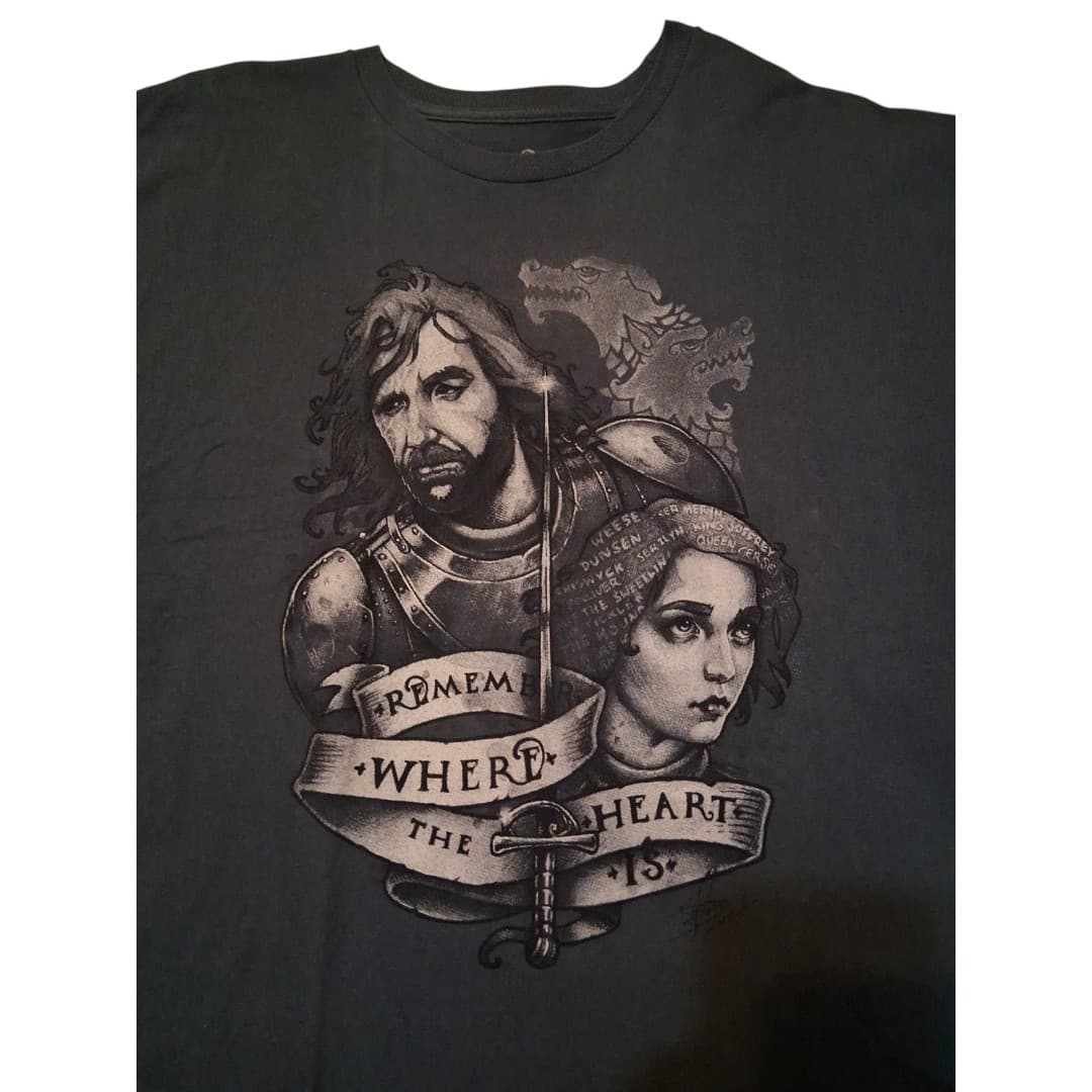 Game of Thrones Men's The Hound Arya Stark T Shirt Size 2XL - Image 1