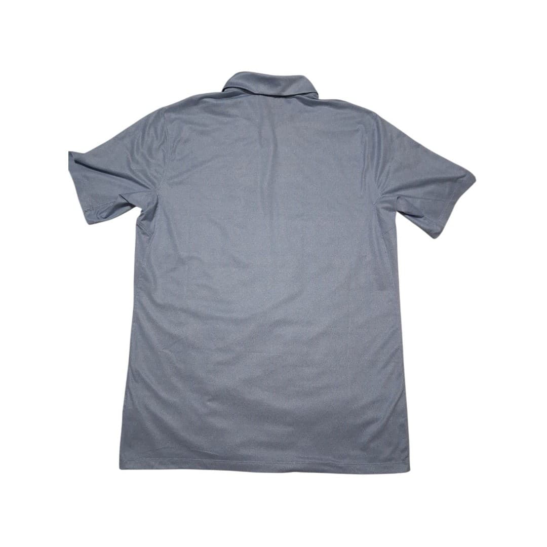 Nike Golf Standard Fit Dri-FIT Polo Size M Baby Blue Chevron Gradient Design MED - Thumbnail 4