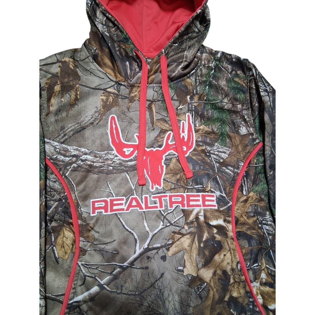 Realtree Women's Sweatshirt Size Medium Pink Accents - Thumbnail 2