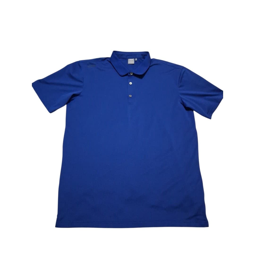PING Sensor Cool Polo Shirt Men's Ex-Large XL Golf Blue Polyester Stretch Logo - Thumbnail 2