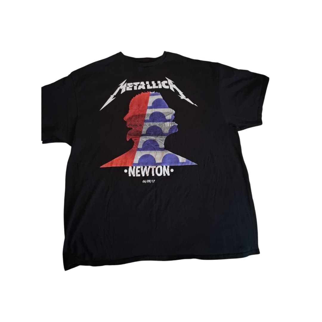 Metallica Tour Stop Tshirt NEWTON 2017 Size XXL Metal Band Shirt - Thumbnail 2