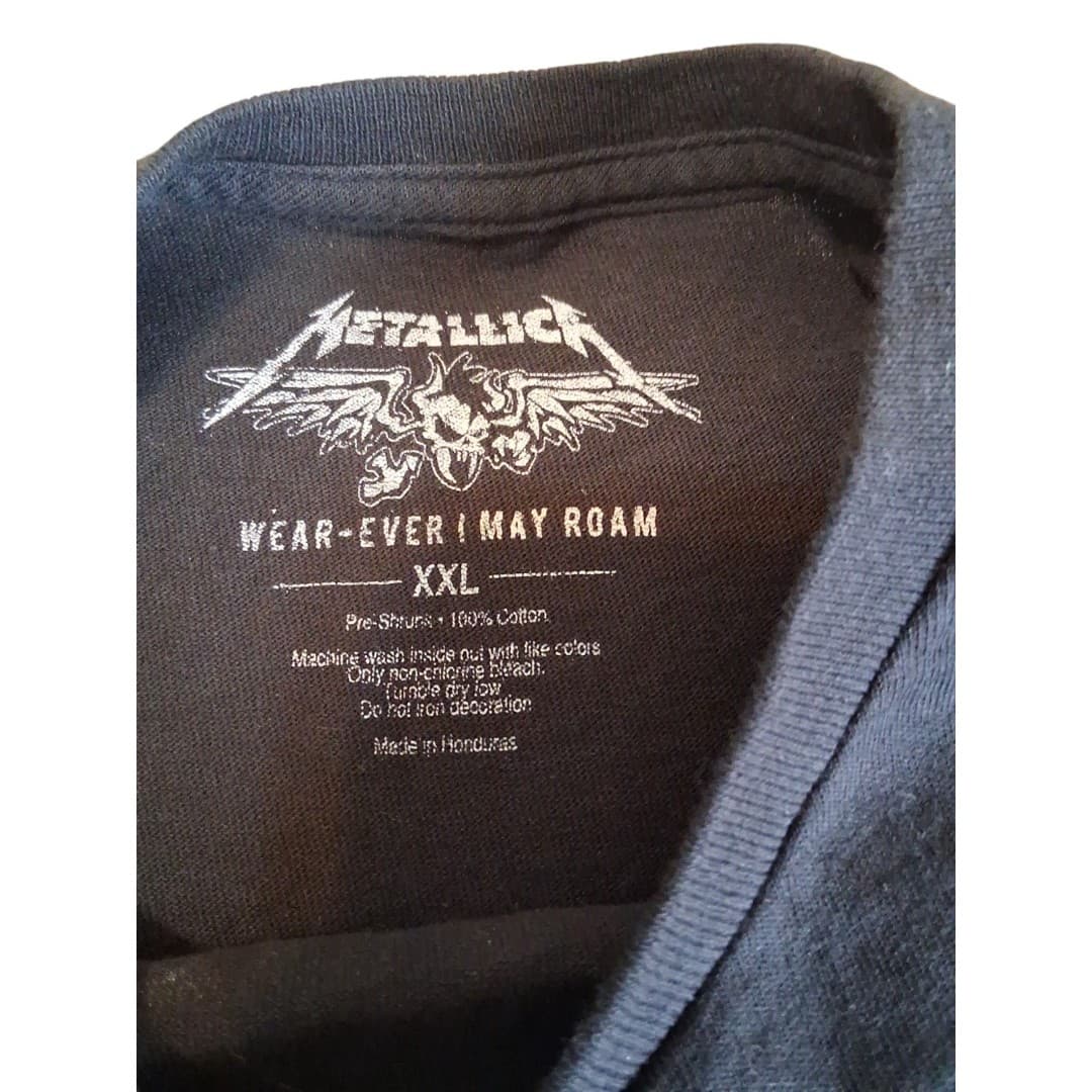 Metallica Tour Stop Tshirt NEWTON 2017 Size XXL Metal Band Shirt - Thumbnail 3