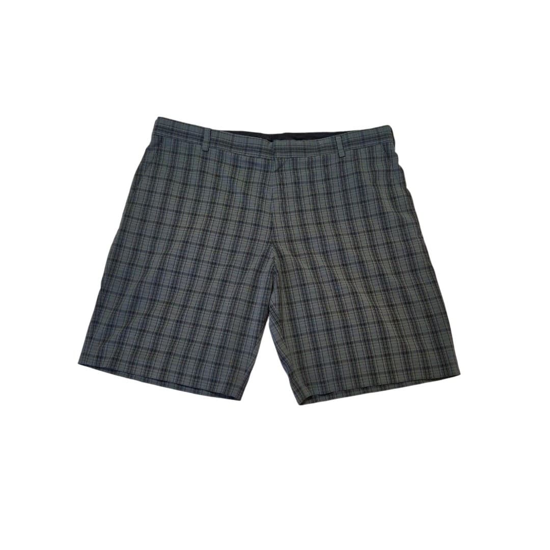 Nike Tiger Woods Collection Men's Plaid Dri-Fit Golf Shorts Size 42 XXL - Thumbnail 2