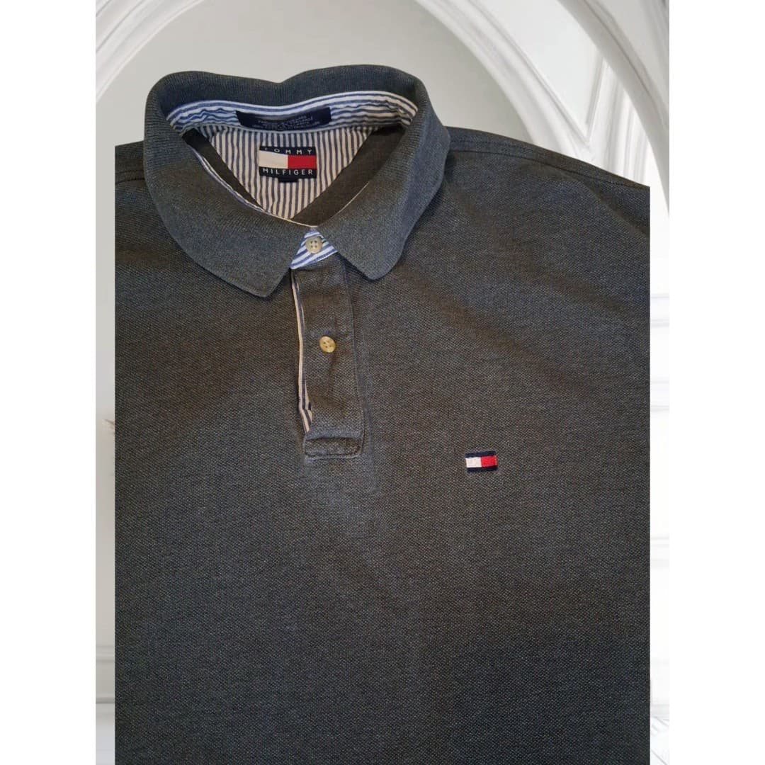 Tommy Hilfiger Vintage 90s Men's Polo Shirt Size XL Great Condition - Image 1