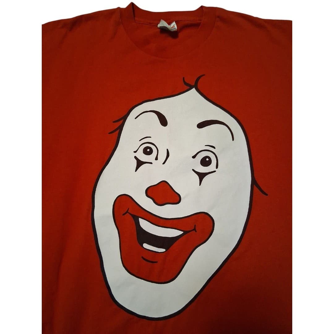 Vintage 1990's Ronald McDonald Single Stitch Graphic T-Shirt XL - Thumbnail 2