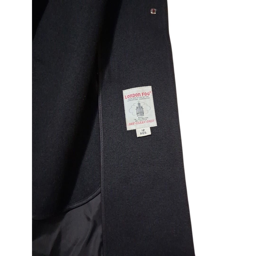 Vintage London Fog 1980s Trench Coat/Rain Coat Merlot Womens LG Removable Liner - Thumbnail 3