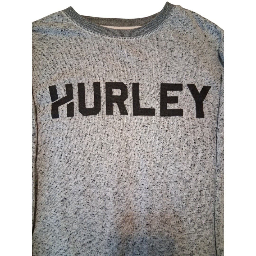 Hurley Long Sleeve Skate Sweatshirt Grey Size Medium Men's - Thumbnail 4